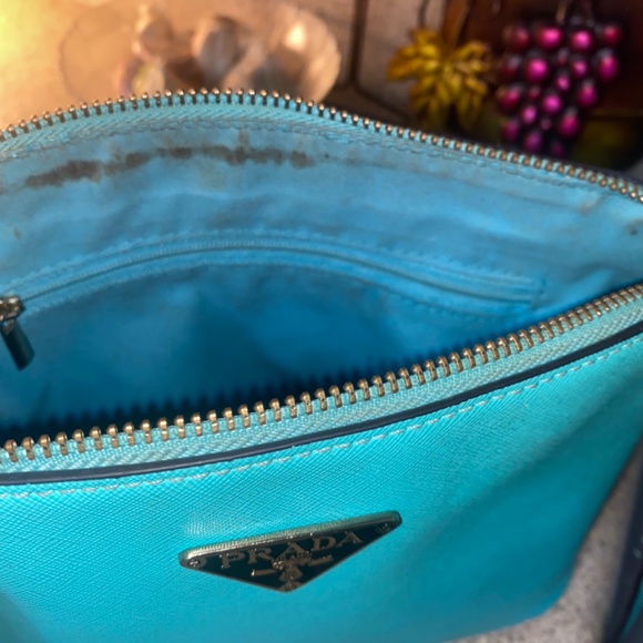 Aqua Blue PRADA Crossbody Purse - Picture 6 of 10